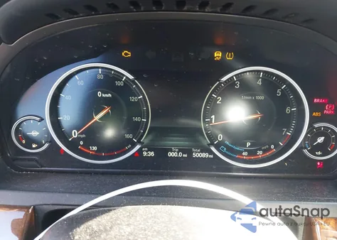 2014 BMW 750I from USA, damaged, VIN WBAYA8C57ED825083